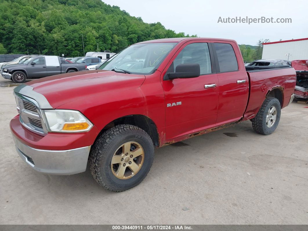 2010 Dodge Ram 1500 Slt/sport/trx Red vin: 1D7RV1GP4AS102155