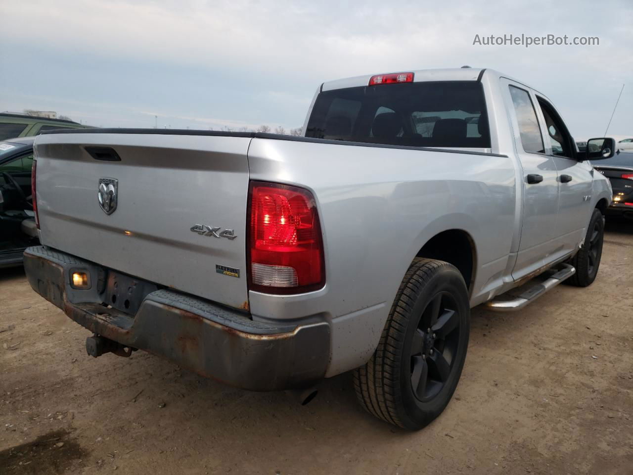 2010 Dodge Ram 1500  Silver vin: 1D7RV1GP4AS128447