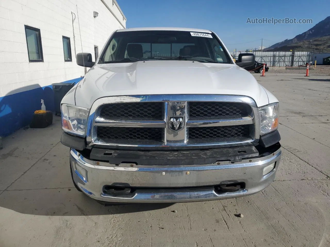 2010 Dodge Ram 1500  White vin: 1D7RV1GP4AS136287