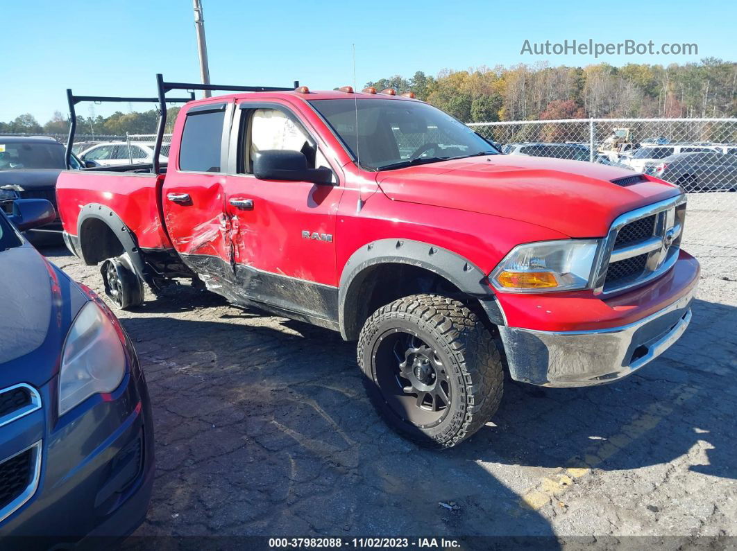 2010 Dodge Ram 1500 Slt/sport/trx Red vin: 1D7RV1GP4AS159570