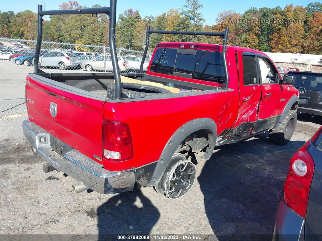 2010 Dodge Ram 1500 Slt/sport/trx Red vin: 1D7RV1GP4AS159570