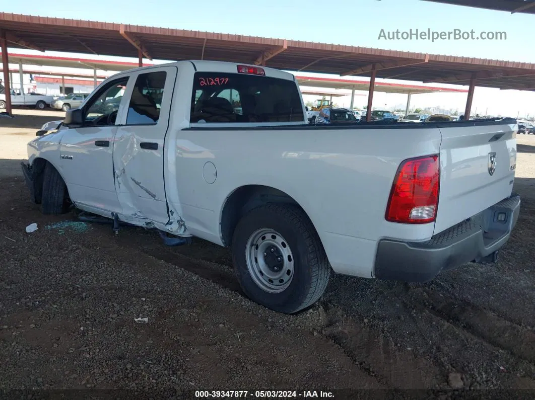 2010 Dodge Ram 1500 St White vin: 1D7RV1GP4AS212977