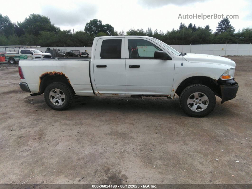 2010 Dodge Ram 1500 St White vin: 1D7RV1GP5AS232204