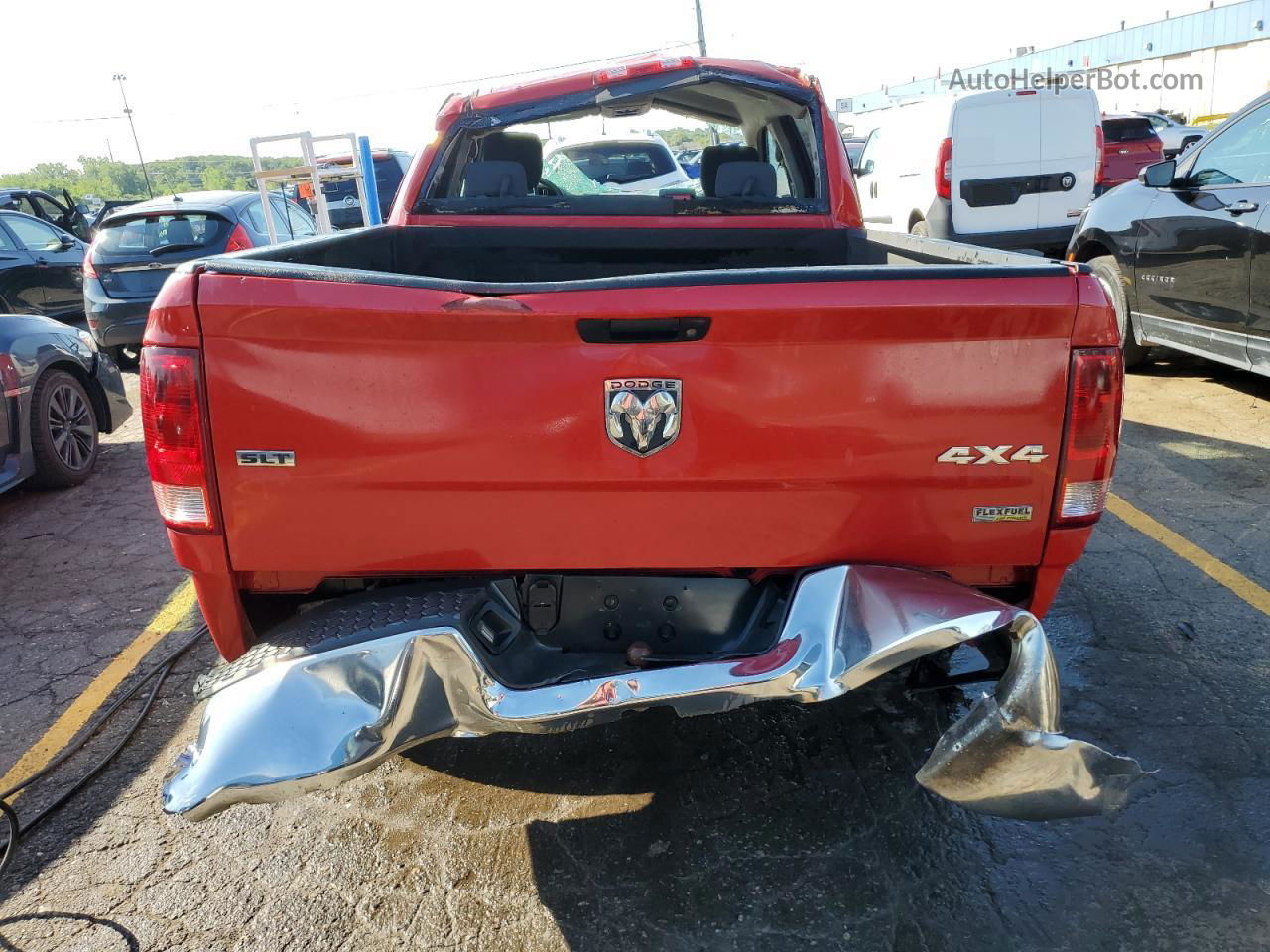 2010 Dodge Ram 1500  Red vin: 1D7RV1GP7AS125106