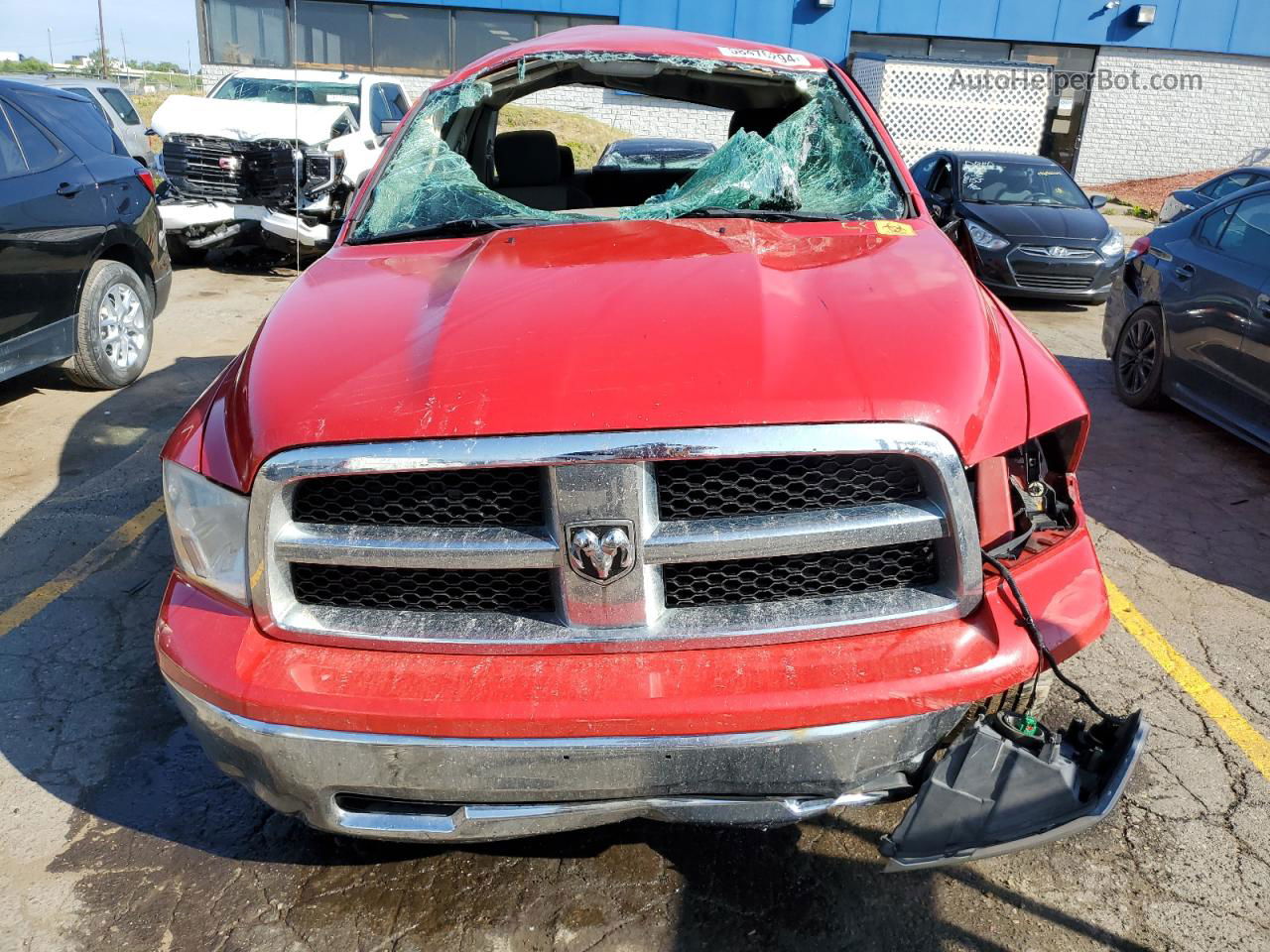 2010 Dodge Ram 1500  Red vin: 1D7RV1GP7AS125106