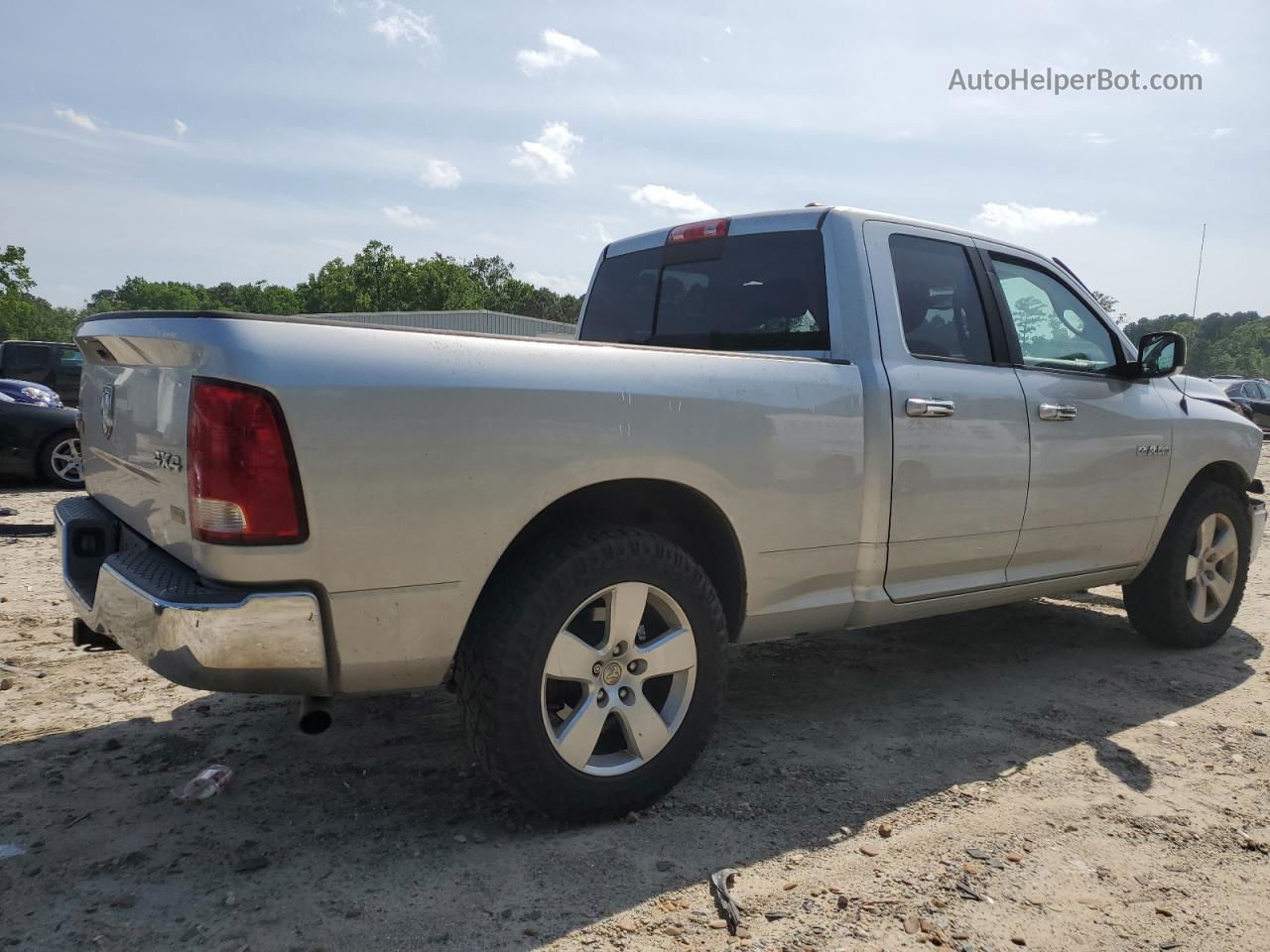 2010 Dodge Ram 1500  Silver vin: 1D7RV1GPXAS106453