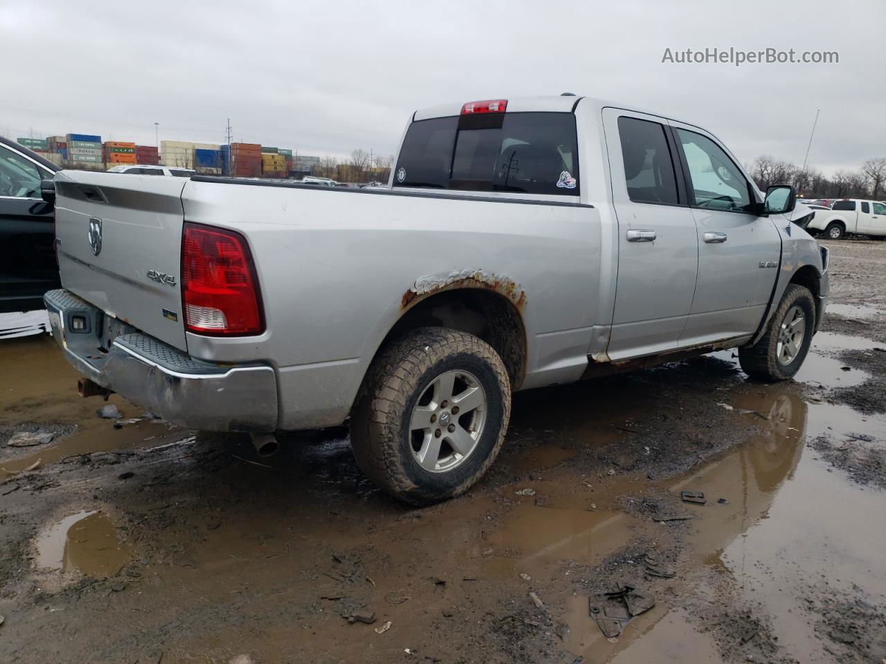 2010 Dodge Ram 1500  Серебряный vin: 1D7RV1GPXAS132678