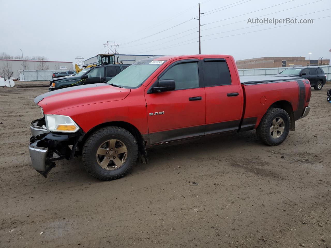 2010 Dodge Ram 1500  Red vin: 1D7RV1GPXAS220484