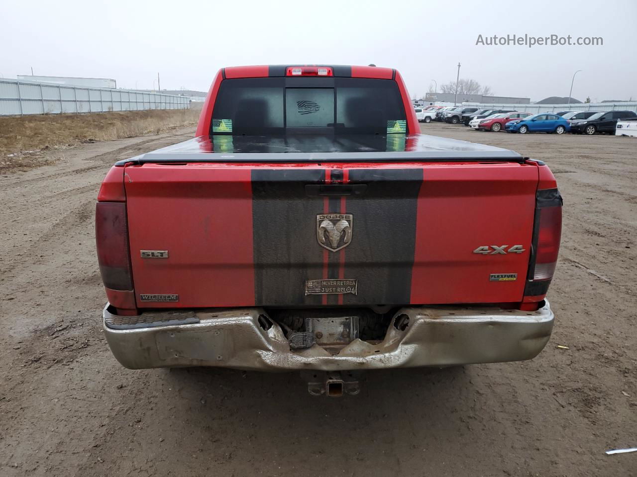 2010 Dodge Ram 1500  Red vin: 1D7RV1GPXAS220484