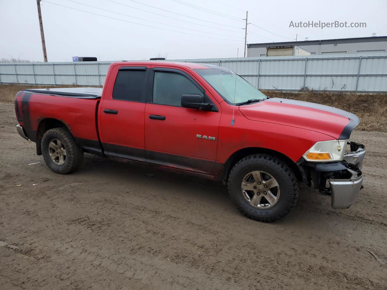 2010 Dodge Ram 1500  Red vin: 1D7RV1GPXAS220484