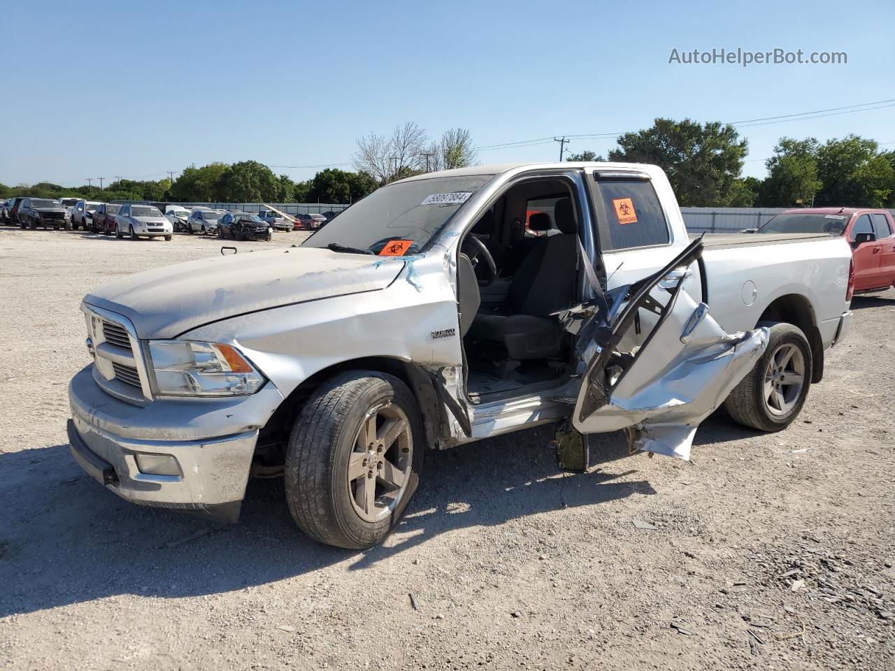 2010 Dodge Ram 1500  Silver vin: 1D7RV1GT0AS188335