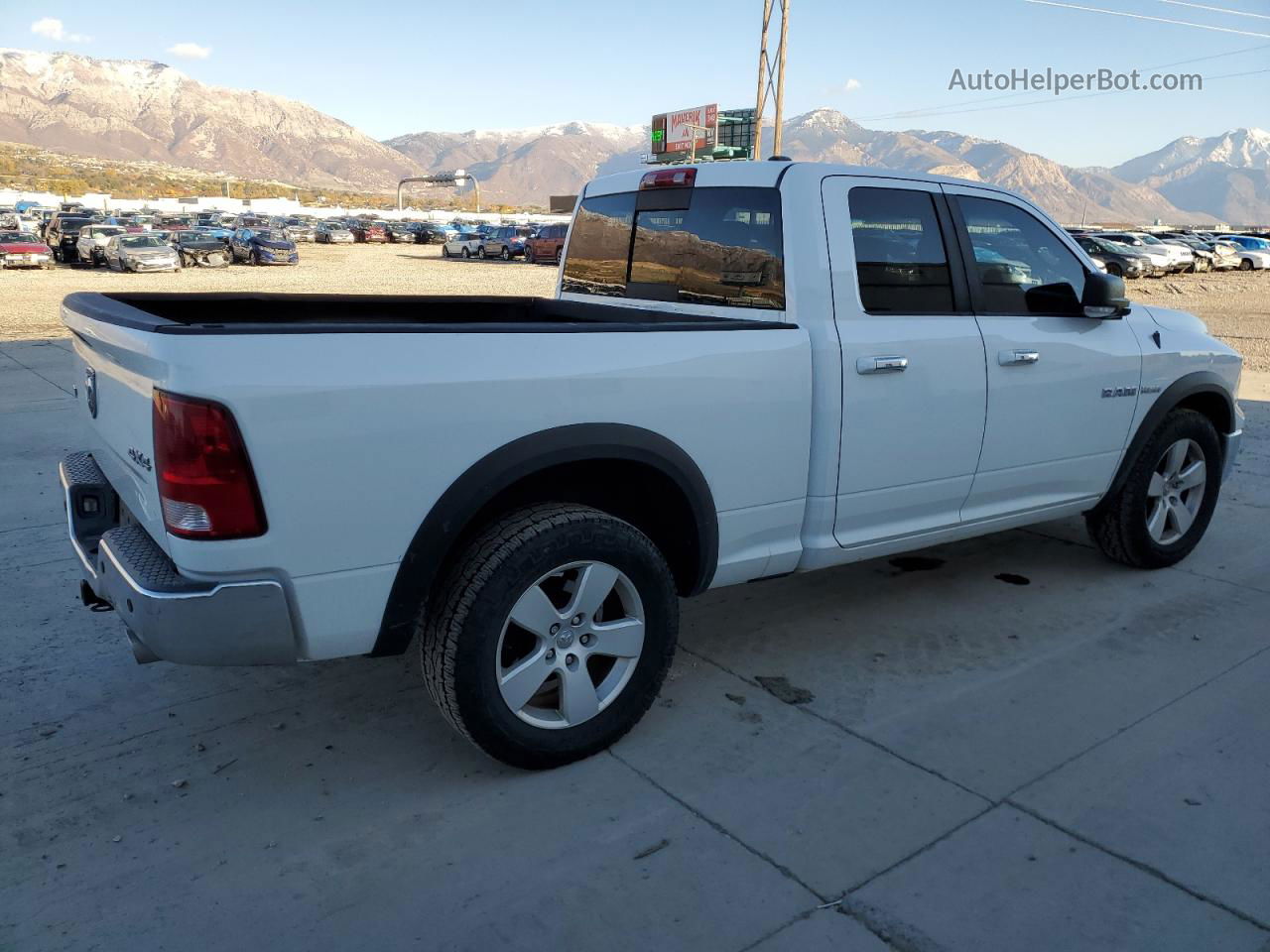 2010 Dodge Ram 1500  White vin: 1D7RV1GT1AS137751