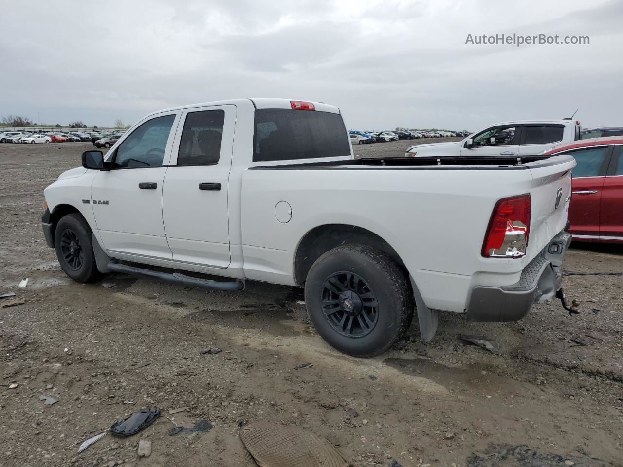 2010 Dodge Ram 1500  White vin: 1D7RV1GT1AS160995