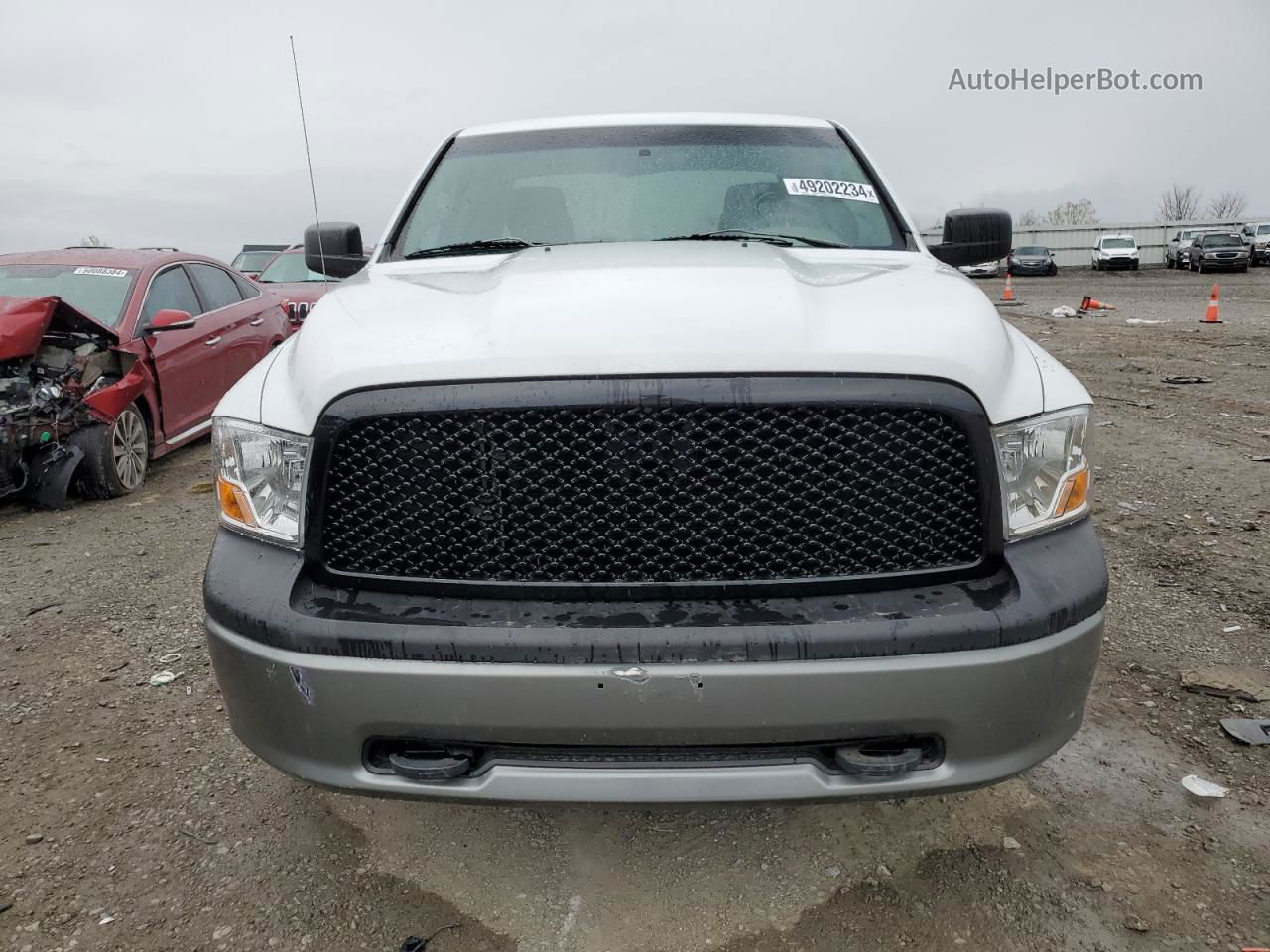 2010 Dodge Ram 1500  White vin: 1D7RV1GT1AS160995