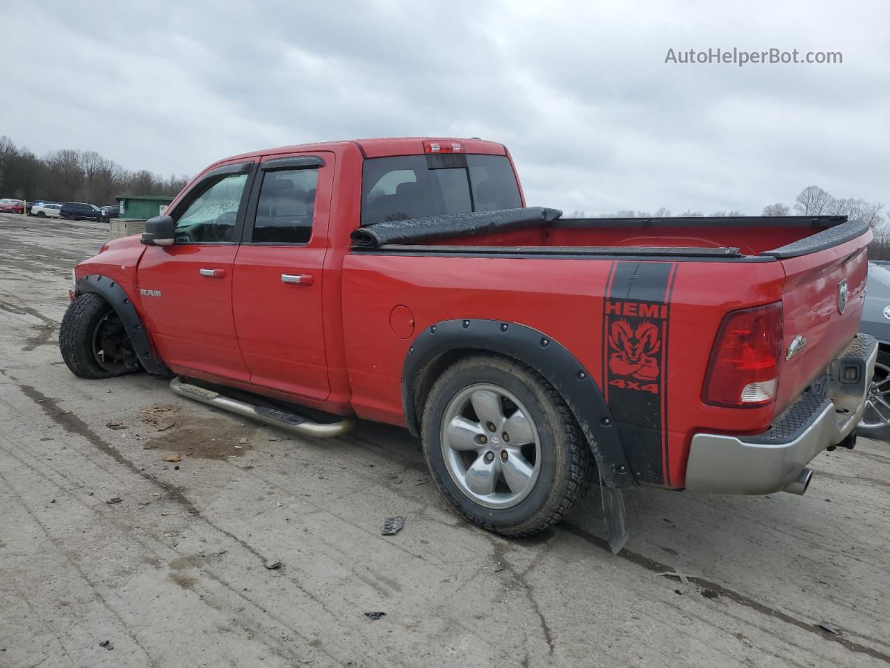 2010 Dodge Ram 1500  Red vin: 1D7RV1GT2AS216569