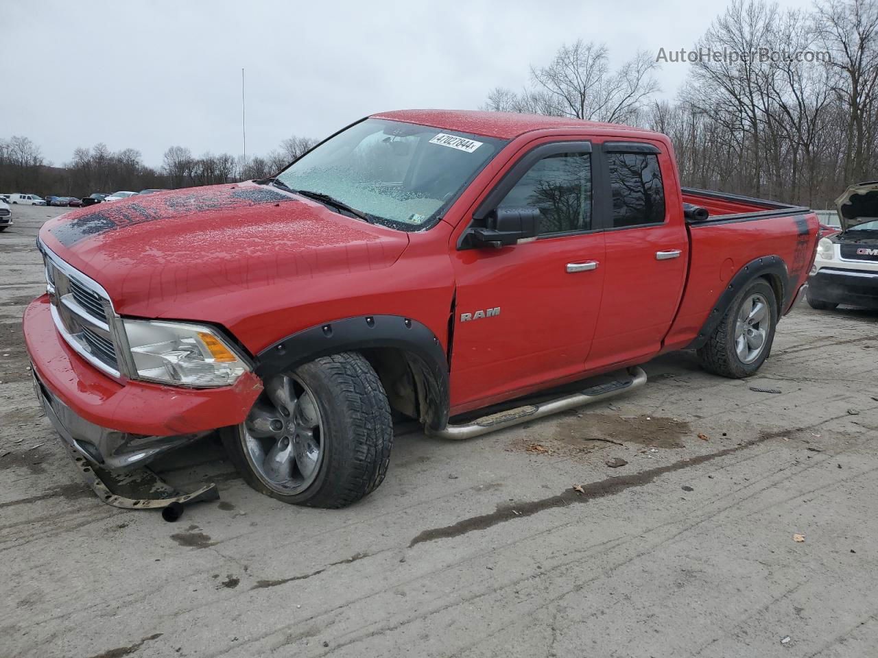 2010 Dodge Ram 1500  Red vin: 1D7RV1GT2AS216569