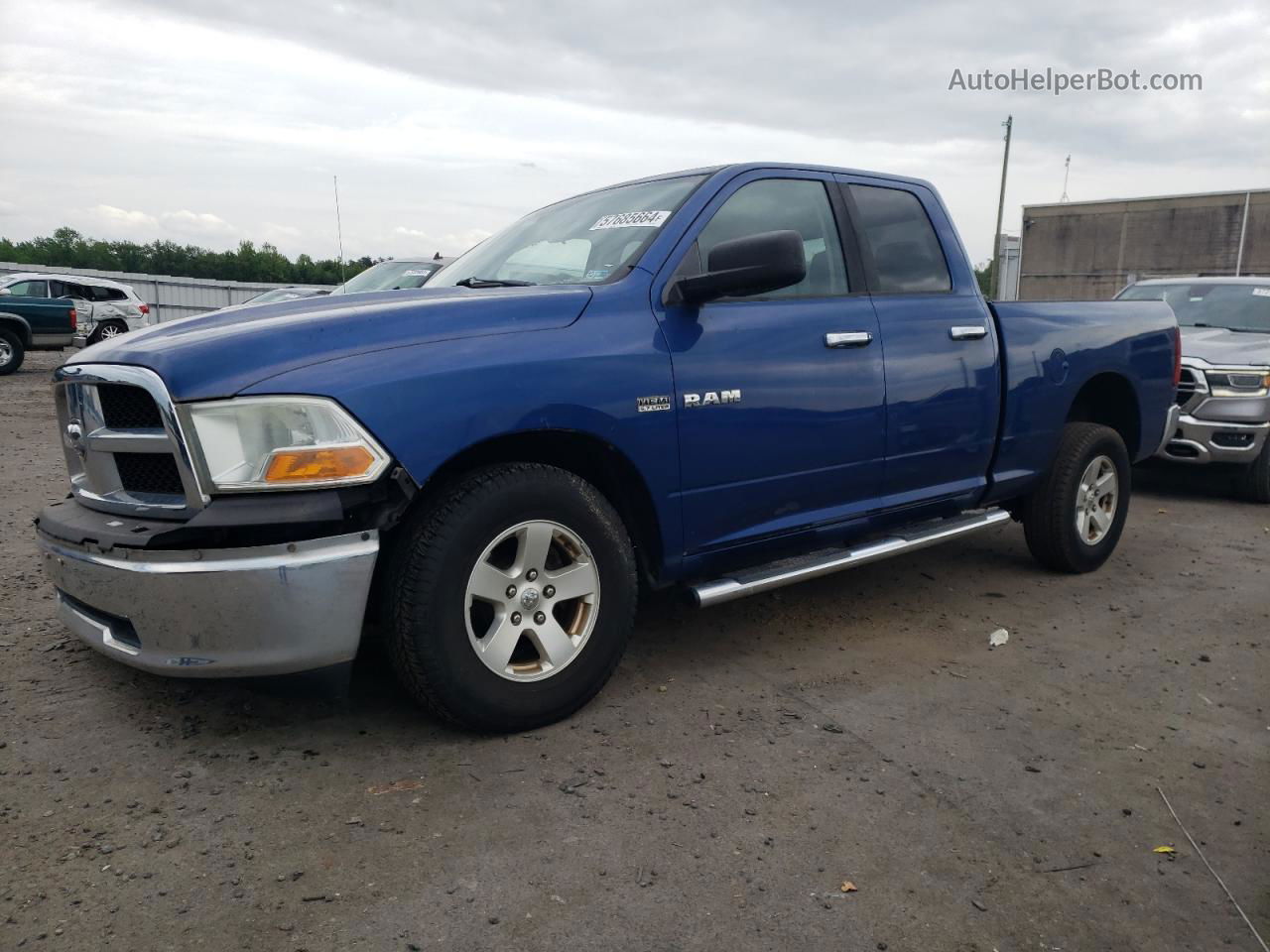 2010 Dodge Ram 1500  Синий vin: 1D7RV1GT3AS236068