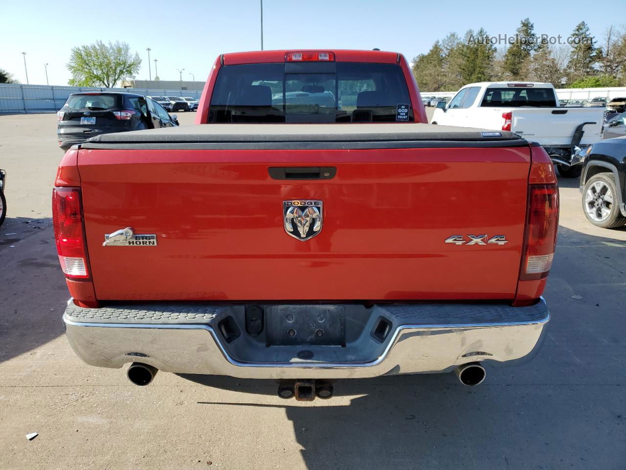 2010 Dodge Ram 1500  Красный vin: 1D7RV1GT4AS133693