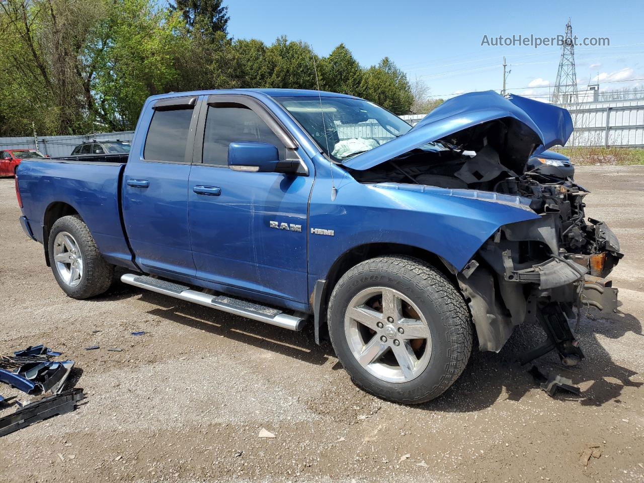 2010 Dodge Ram 1500  Blue vin: 1D7RV1GT4AS136870