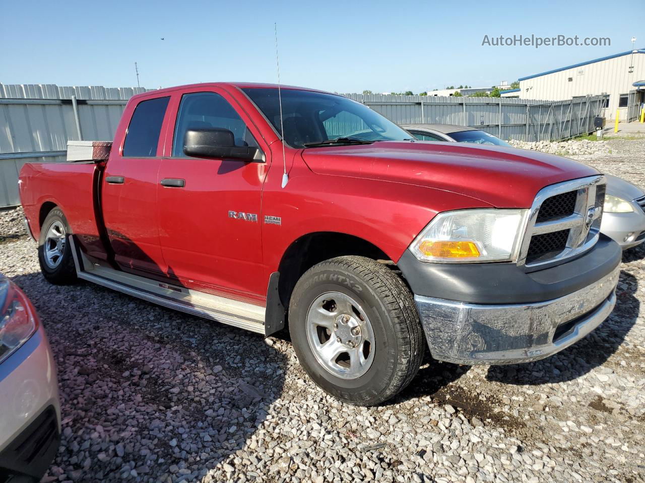 2010 Dodge Ram 1500  Red vin: 1D7RV1GT4AS182490