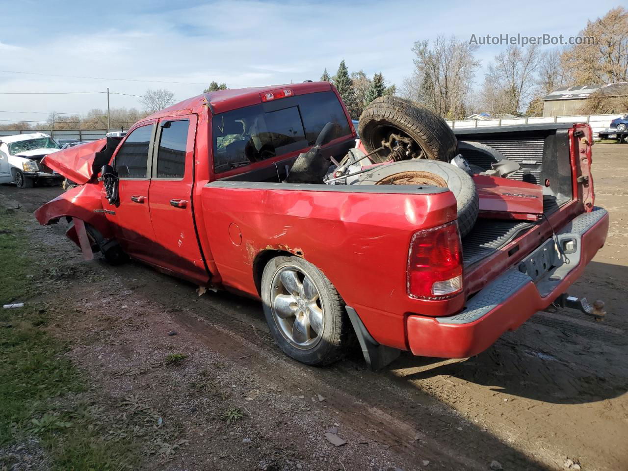 2010 Dodge Ram 1500  Red vin: 1D7RV1GT5AS124288