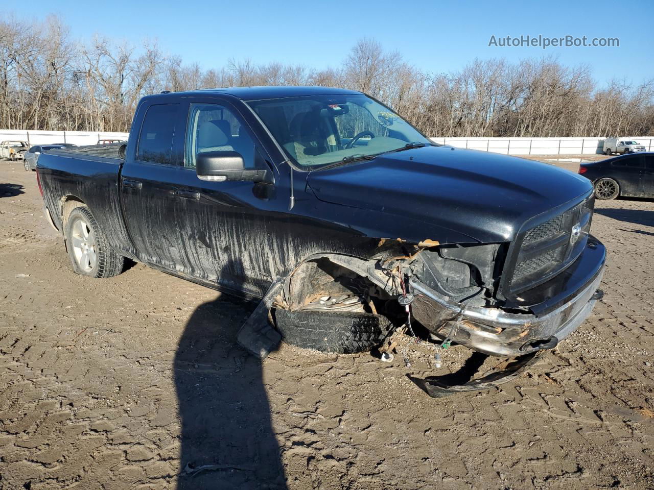 2010 Dodge Ram 1500  Черный vin: 1D7RV1GT5AS235181