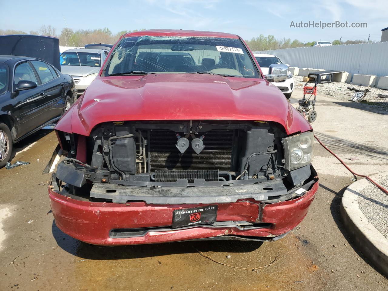 2010 Dodge Ram 1500  Red vin: 1D7RV1GT6AS220821