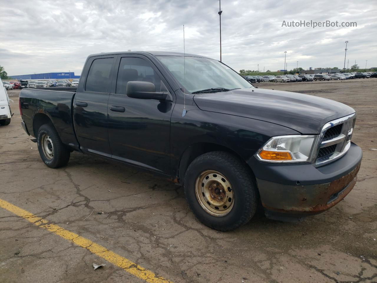 2010 Dodge Ram 1500  Black vin: 1D7RV1GT8AS193301