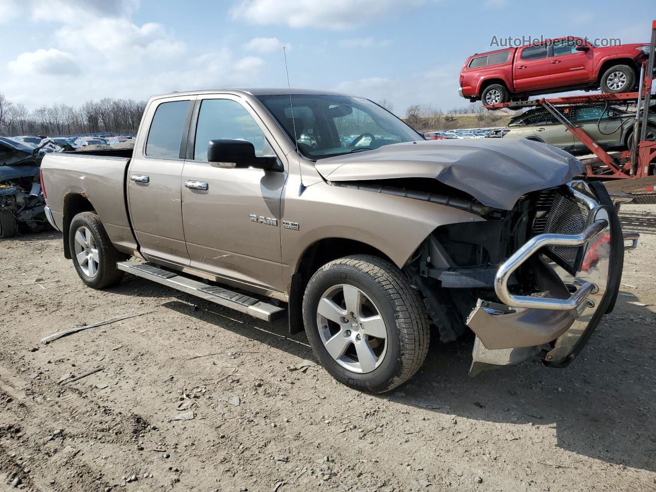 2010 Dodge Ram 1500  Tan vin: 1D7RV1GT8AS236342