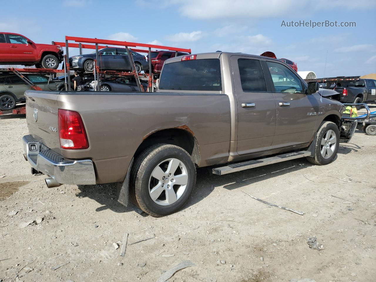 2010 Dodge Ram 1500  Tan vin: 1D7RV1GT8AS236342