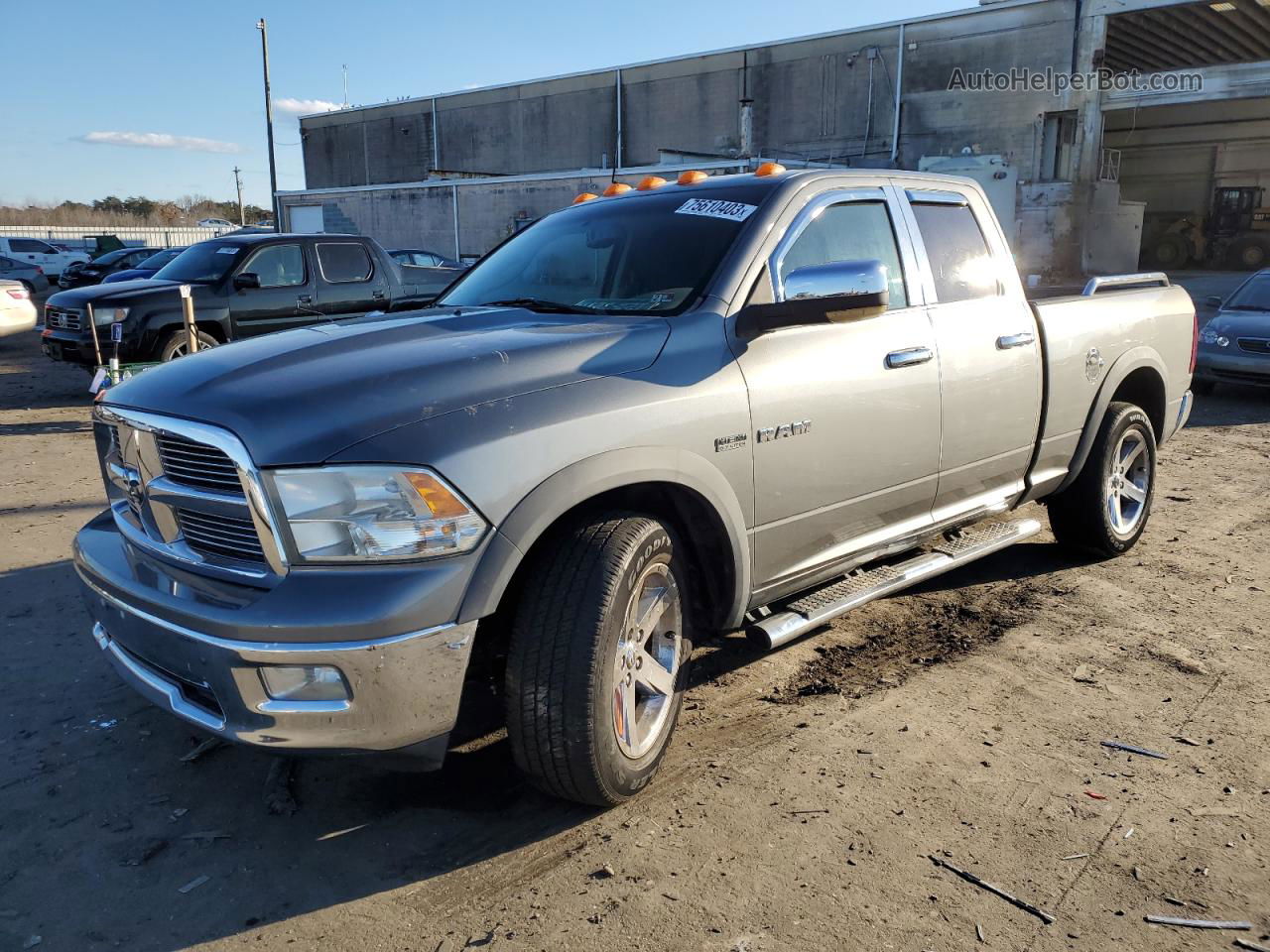 2010 Dodge Ram 1500  Gray vin: 1D7RV1GT8AS257093