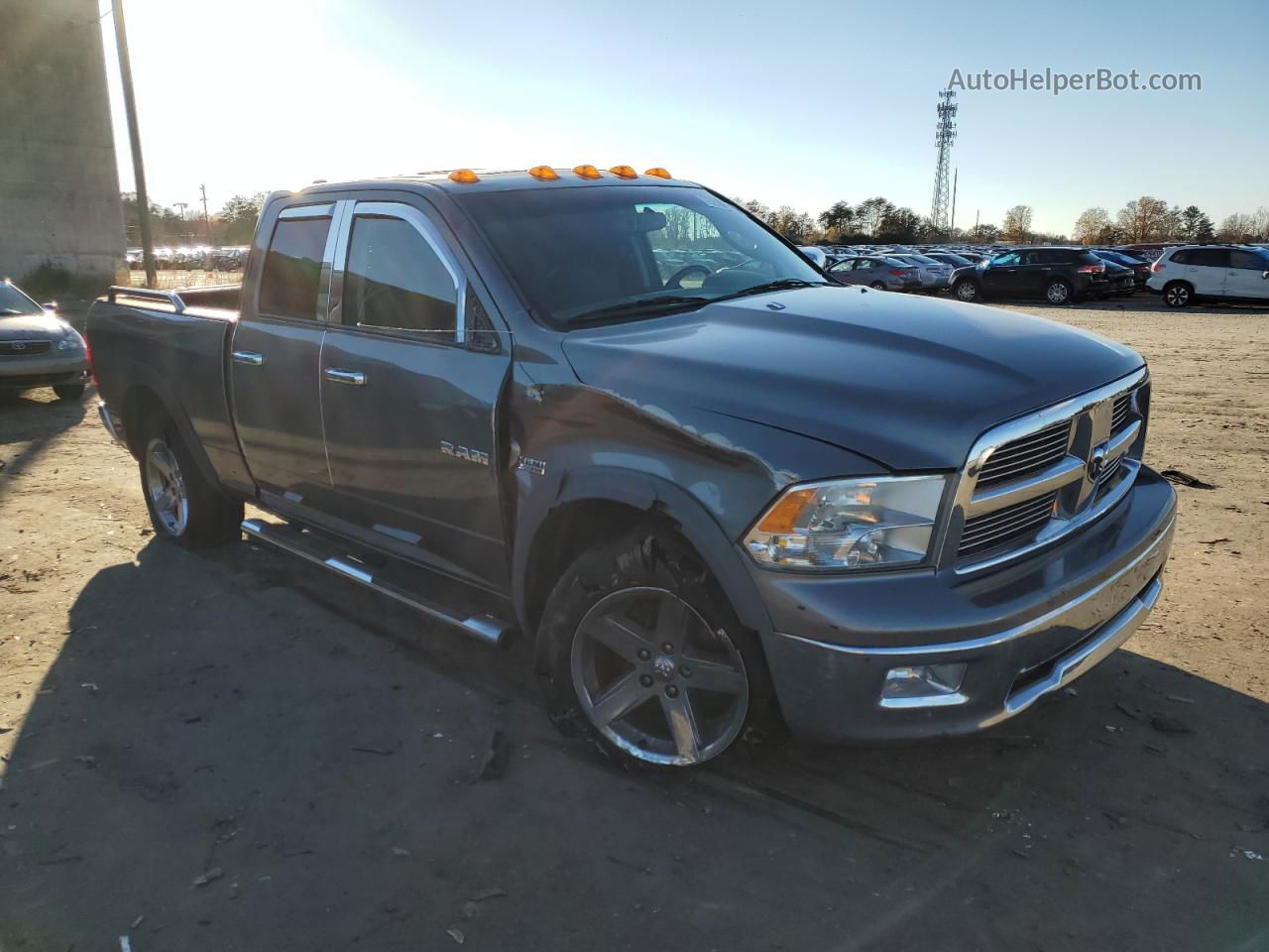 2010 Dodge Ram 1500  Gray vin: 1D7RV1GT8AS257093