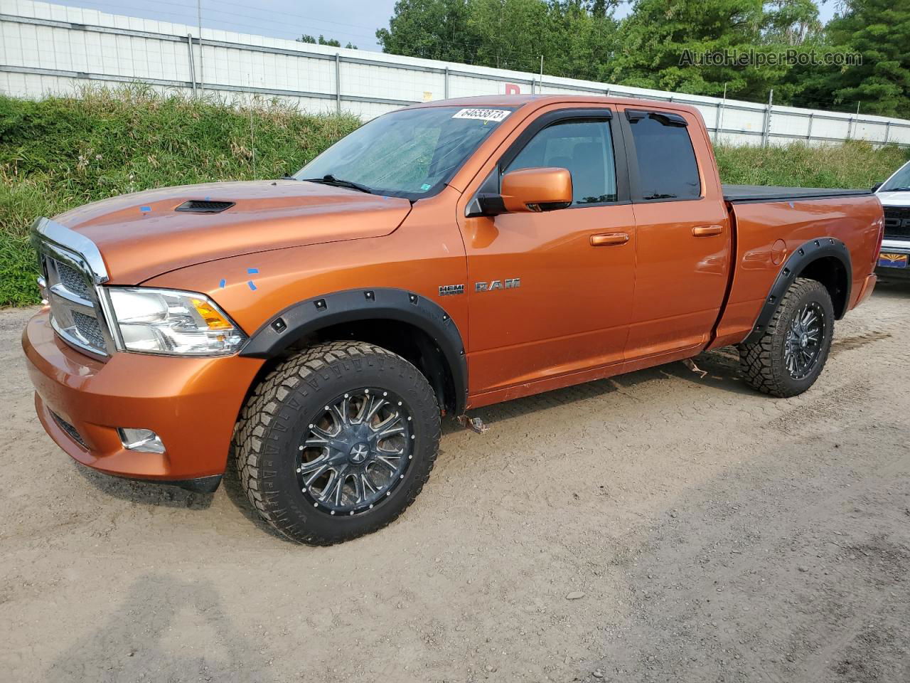 2010 Dodge Ram 1500  Orange vin: 1D7RV1GTXAS176712