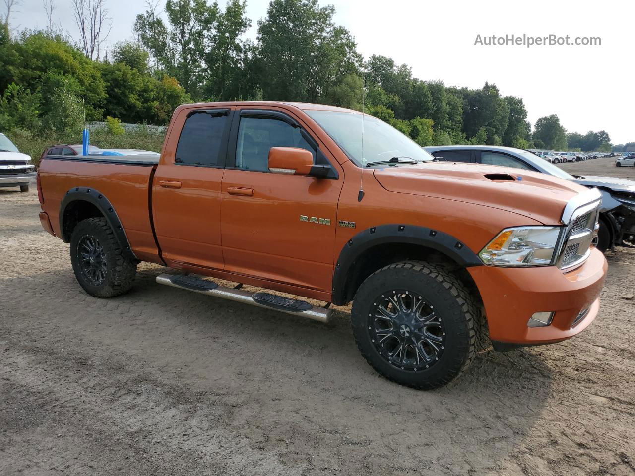 2010 Dodge Ram 1500  Orange vin: 1D7RV1GTXAS176712