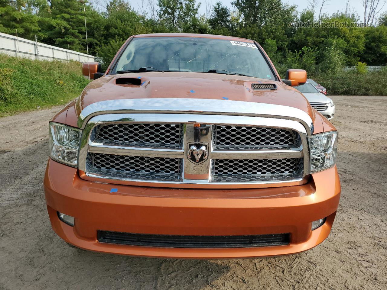 2010 Dodge Ram 1500  Orange vin: 1D7RV1GTXAS176712