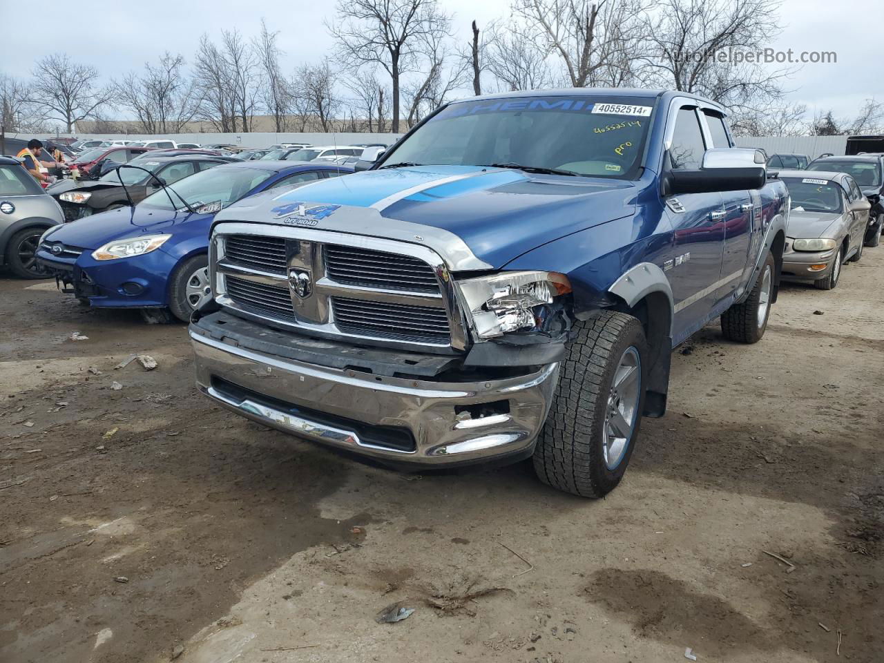 2010 Dodge Ram 1500  Blue vin: 1D7RV1GTXAS198516