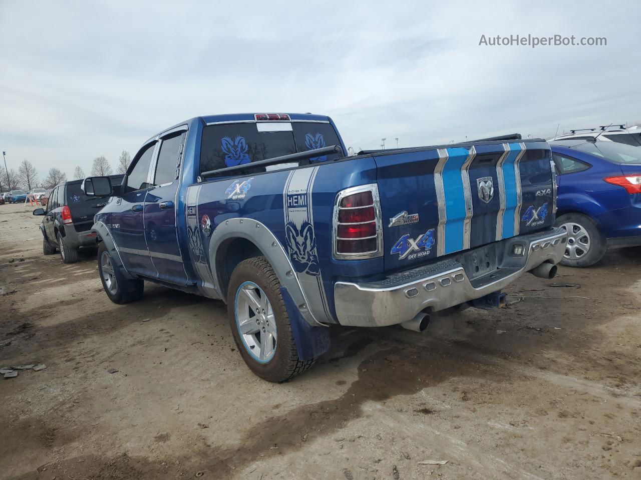 2010 Dodge Ram 1500  Blue vin: 1D7RV1GTXAS198516