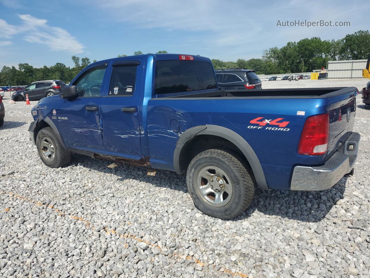 2010 Dodge Ram 1500  Синий vin: 1D7RV1GTXAS224399