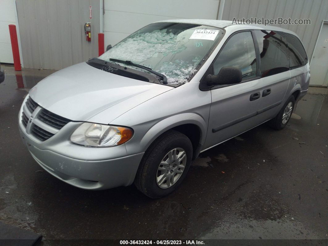 2005 Dodge Grand Caravan Se Silver vin: 1D8GP24R55B385275