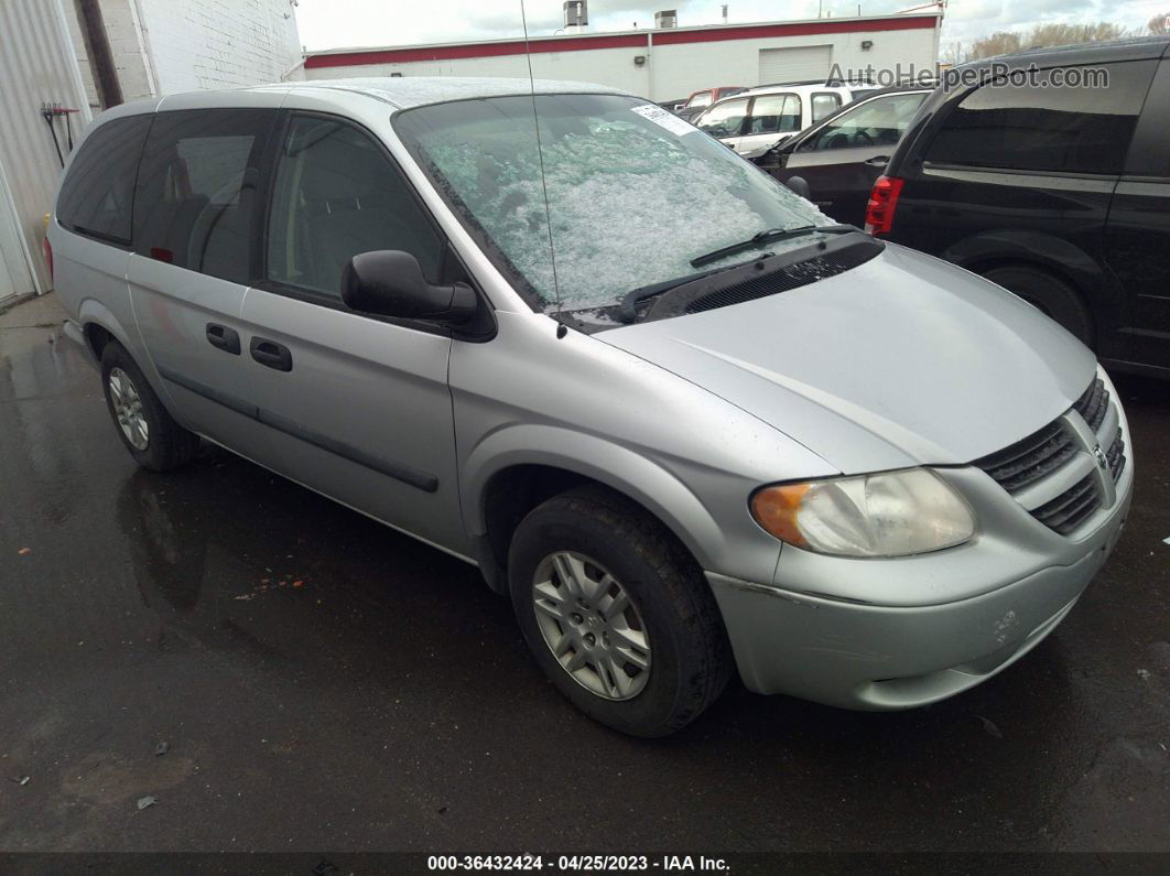 2005 Dodge Grand Caravan Se Серебряный vin: 1D8GP24R55B385275