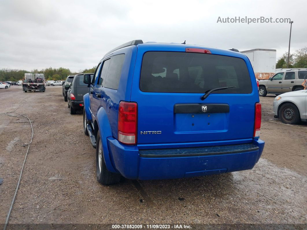 2008 Dodge Nitro Sxt Синий vin: 1D8GT28K18W104417