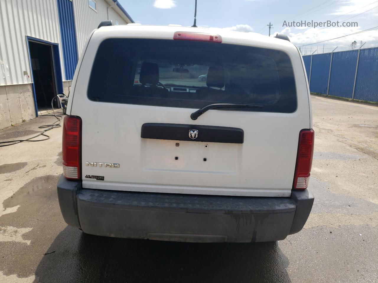 2008 Dodge Nitro Sxt White vin: 1D8GT28K18W177819