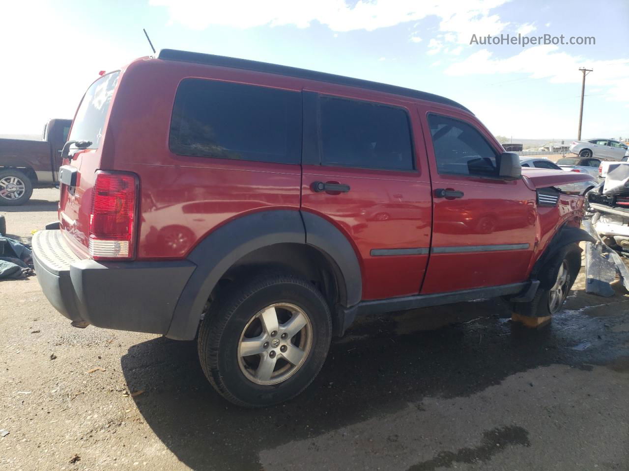 2008 Dodge Nitro Sxt Burgundy vin: 1D8GT28K18W246170