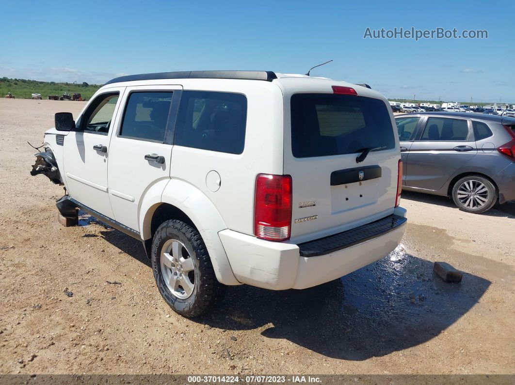 2008 Dodge Nitro Sxt White vin: 1D8GT28K48W199121