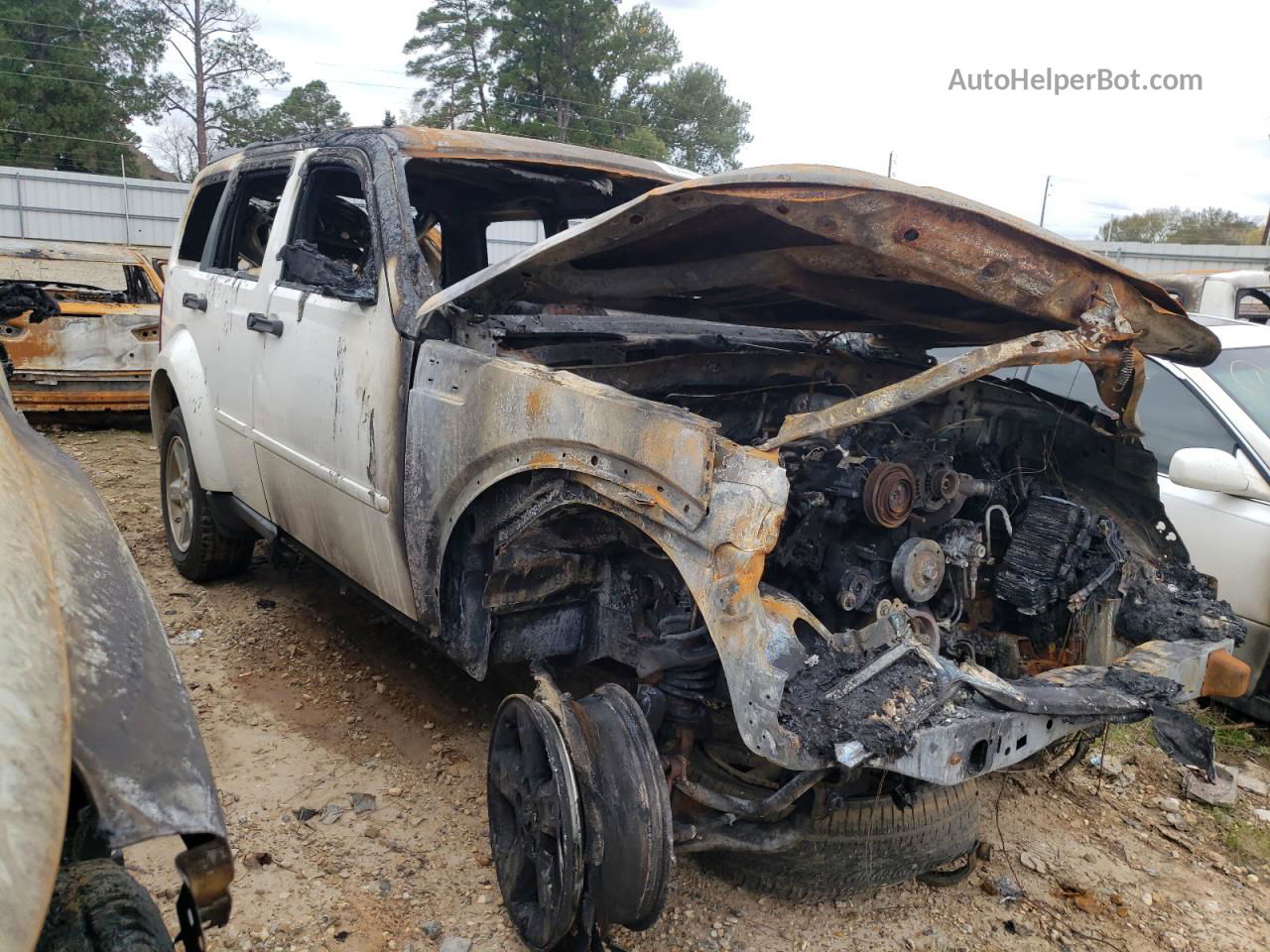 2008 Dodge Nitro Sxt White vin: 1D8GT28K58W283173