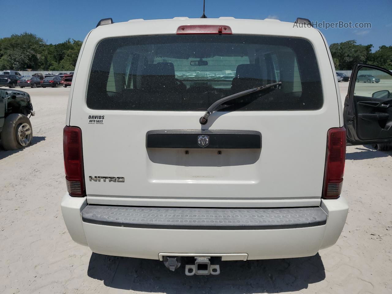 2008 Dodge Nitro Sxt White vin: 1D8GT28K68W137249