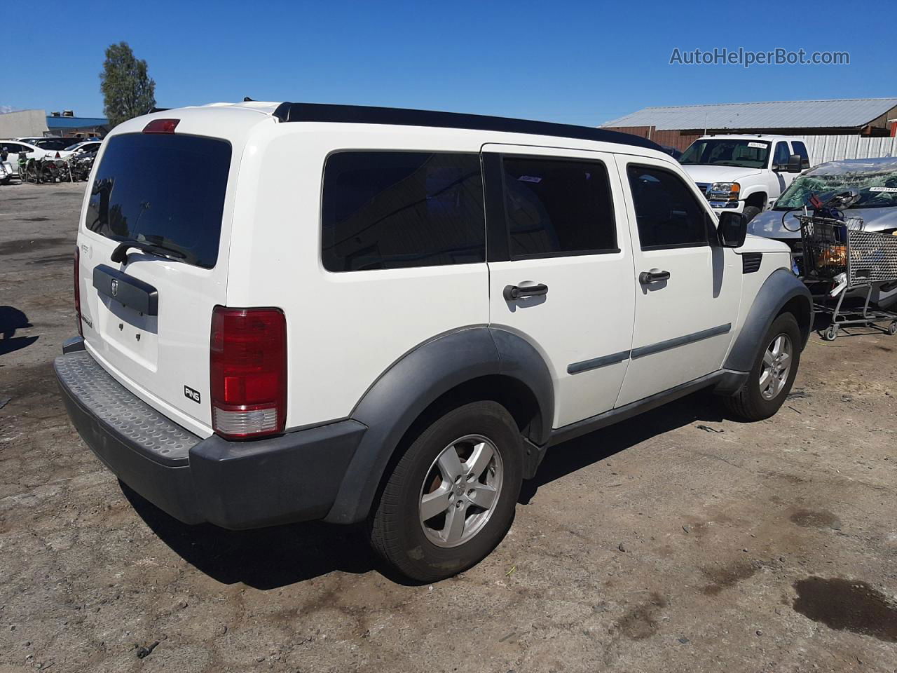 2008 Dodge Nitro Sxt White vin: 1D8GT28K68W191330