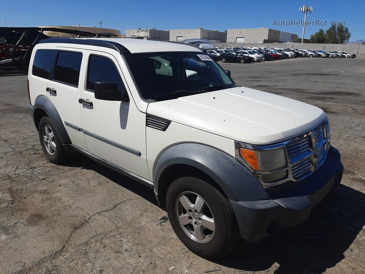 2008 Dodge Nitro Sxt White vin: 1D8GT28K68W191330