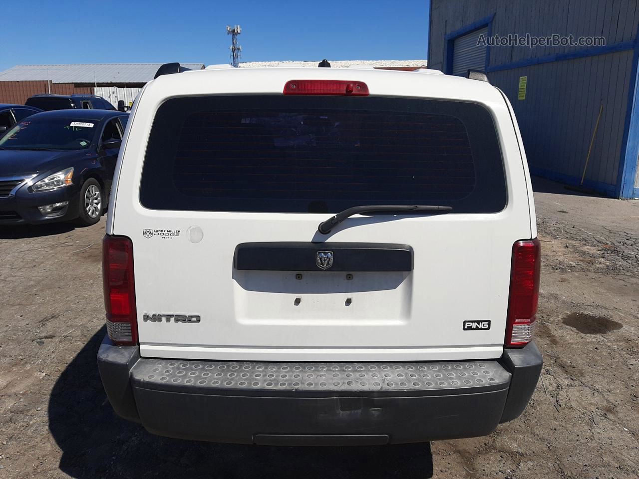 2008 Dodge Nitro Sxt White vin: 1D8GT28K68W191330