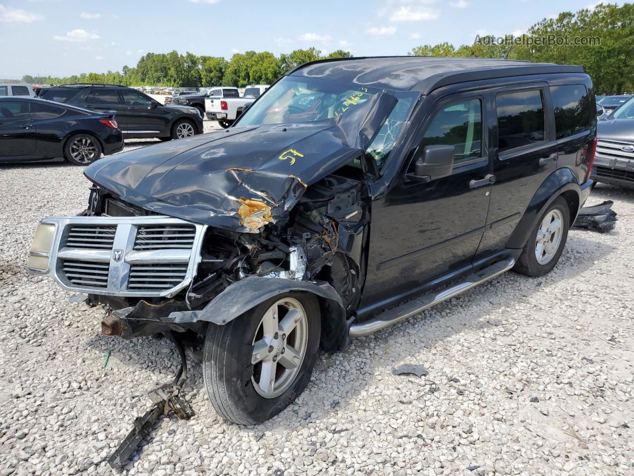 2008 Dodge Nitro Sxt Black vin: 1D8GT28K78W104325